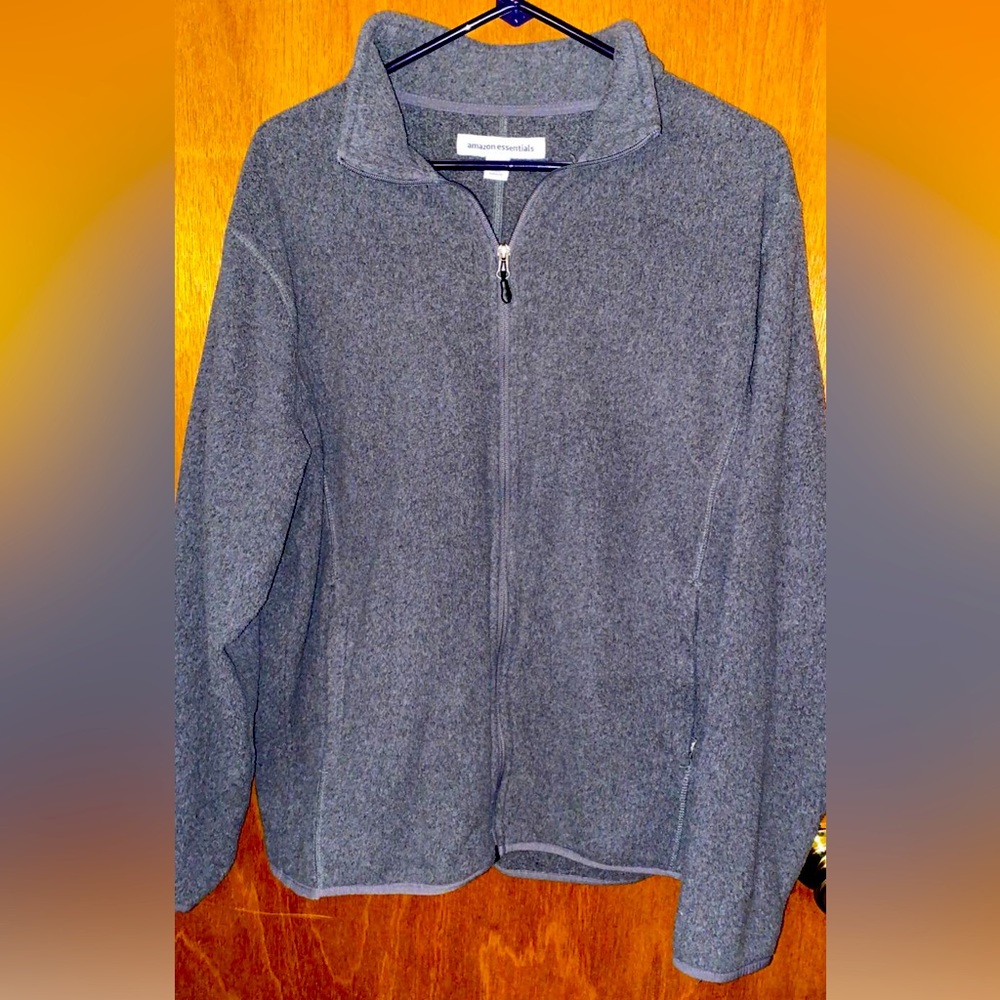 Unisex fleece zip up jacket